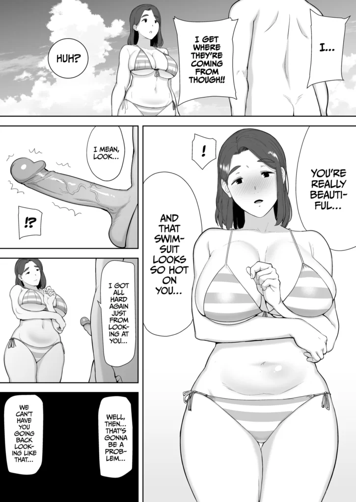 Incest doujin. I fell in love with my mother and now I want to fuck her 3