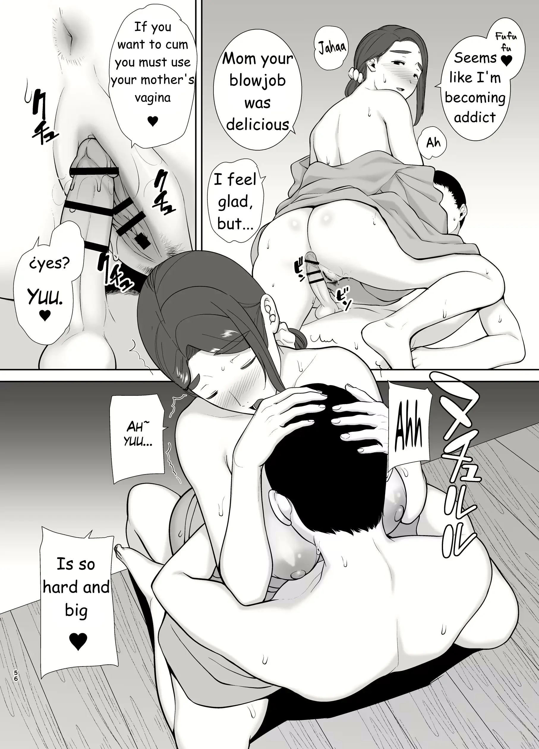 Incest hentai comics - Loving mother does everything for her perverted son 5